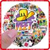 100 Pcs Roblox Stickers Self Adhesive Waterproof Vinyl Decals For Laptop Luggage Notebook Game Fans Creative Stickers Toys Gift