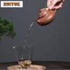 180ml Luxury Yixing Purple Clay Teapots Famous Artists Handmade Rong Tian Pot Raw Ore Gold Mud Kettle Zisha Tea Set Supplies Cha