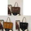 Large Capacity Tote Bag For Women With Zipper Closure And Streetwear Design