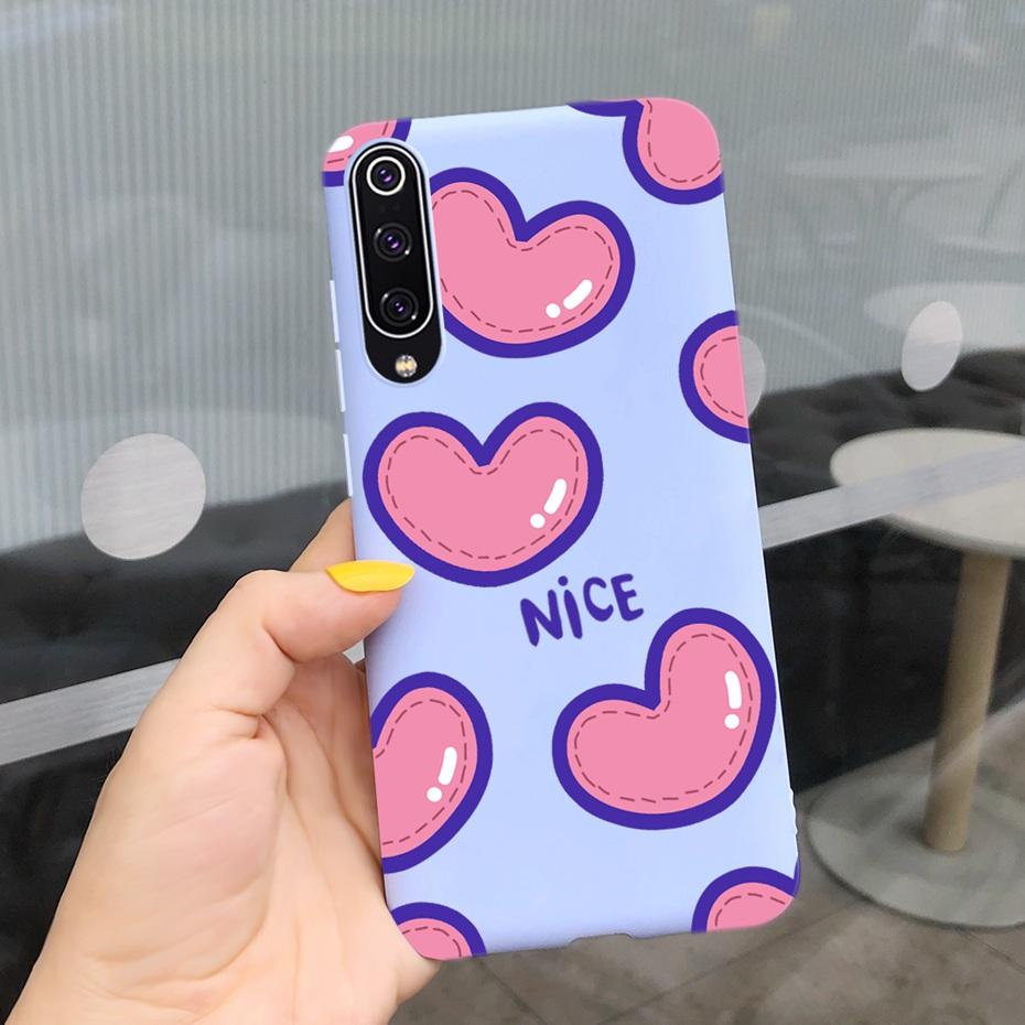 Lovely Printing Jelly Phone Case For Xiaomi Mi 9 SE Mi9 Soft Silicone TPU Back Cover For Xiaomi Mi 9 Lite Mi 9SE 9 SE Bumper