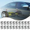 25Pcs Metal Fastener Clips 1/2 X 5/8 Car Retainer Moulding Trim Accessories Dashboard Side Panel Audio Clips Interior Clamps