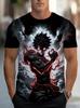 Men's Retro 3D Graphic Print T-Shirt - Perfect for Daily Wear and Vacation