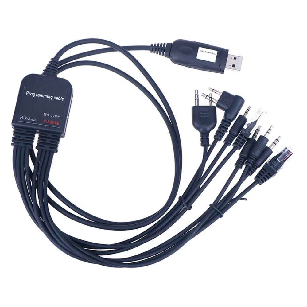 with CD 8 in 1 USB Programming Cable ABS USB Write Frequency Line  Car Radio CD Software
