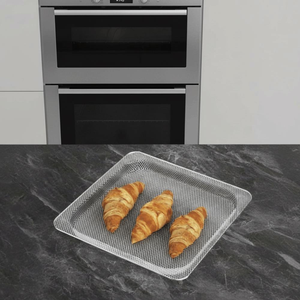 Stainless Steel Air Fryer Grill Tray Square Grill Rack Easy To Clean Oven Baking Basket Home