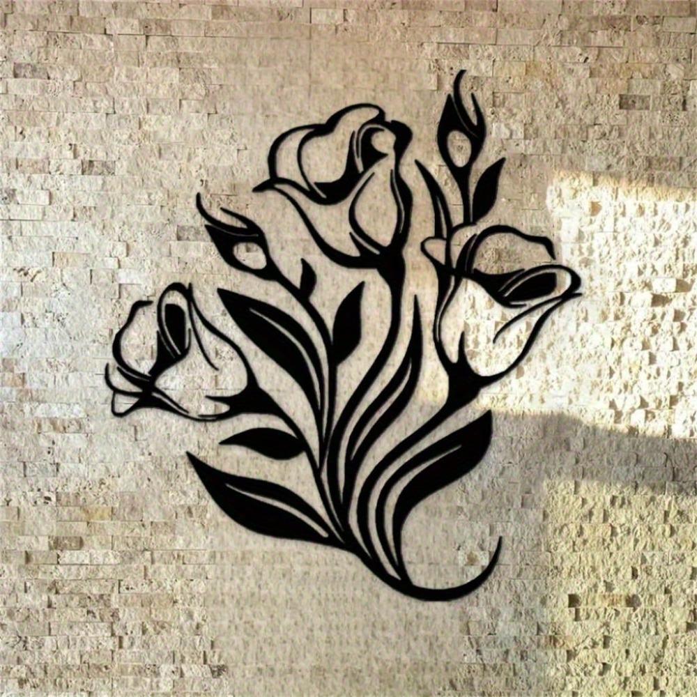 Metal Wall Art Decor Simple Modern Home Living Room Wall Decor Gift