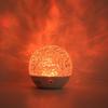 Atmosphere Light Round Shape Night Light Rechargeable Projector Lamp ABS Texture Suitable for Bedroom Decorating