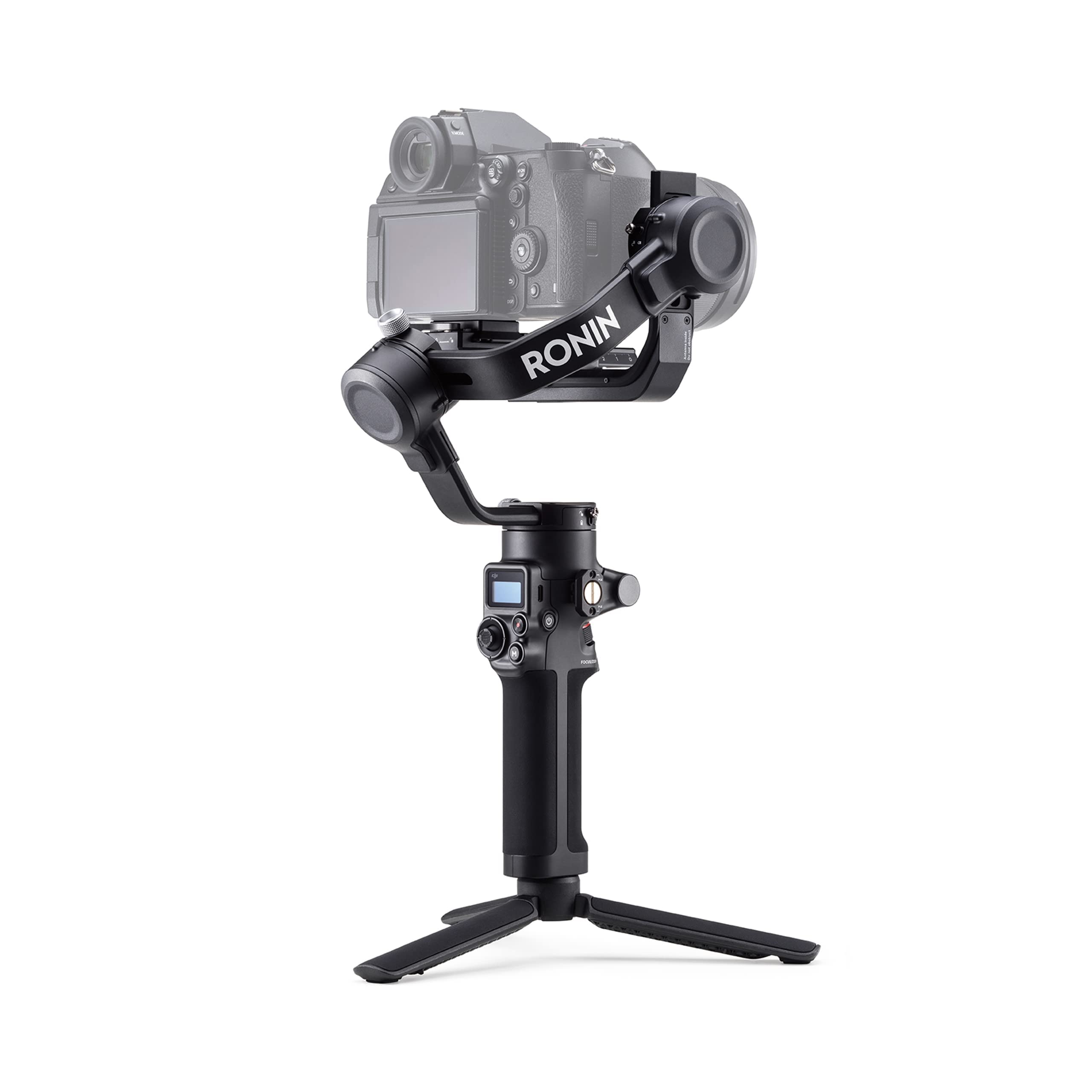 

DJI RSC 2 Gimbal Stabilizer for DSLR Foldable Max Payload Compatible with Carry Case and Accessories Black Combo, 3-Axis Cameras, Design, 3kg,