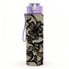 1PC Black Lace Vintage Texture Print 750ml Color Plastic Sports Water Bottle Leakproof Flip Straw Lid Suitable for Sports Office Home Use