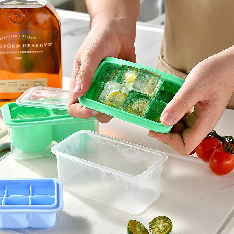 Lilang Silicone Ice Cube Tray and Storage Box
