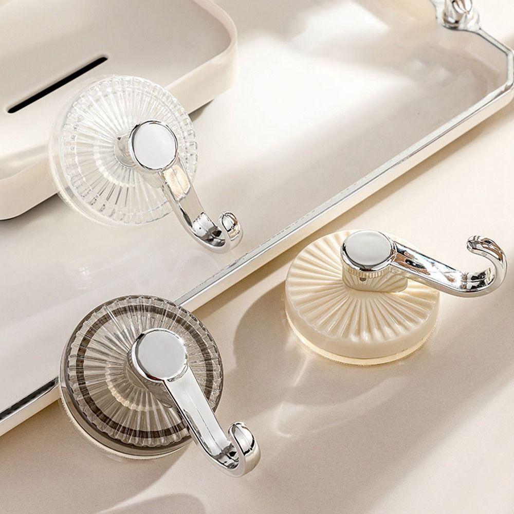 Heavy Duty Zuignaphaak Herbruikbare Vacuümhangers Haken Multifunctionele Handdoekhaak Keuken