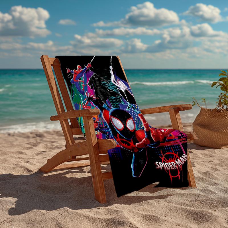 Ultra-Soft Beach Towel with Sonic Theme,Ideal for Pool - Camping, Diving - Perfect Travel Essential, Vibrant Beach Towel.