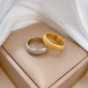 No Fading, Minimalist Geometry, Titanium Steel, Cold Wind Dancing Ring, Men And Women'S Tide Personality Simple Index Finger Ring