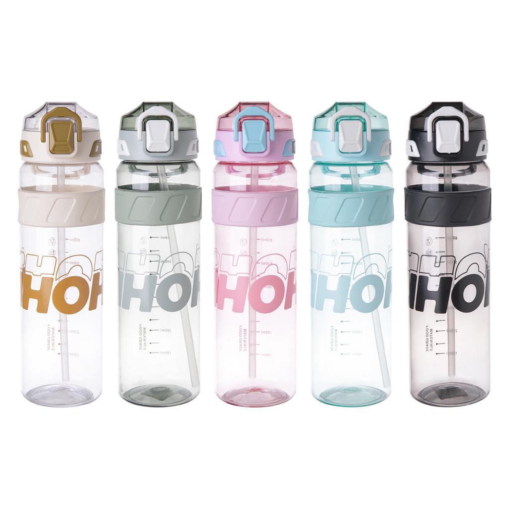 Water bottle large capacity sports kettle summer high temperature portable duckbill straw cup high value student cup
