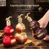 New Half Jin Gourd Glass Wine Bottle Set - Perfect for Home-Brewed Fruit or Health Wines