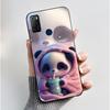 Casing For TCL 20E (6125F)/TCL 20Y (6156D) Green Cartoon Rabbit Pattern Shockproof Cover 2026 Cartoon Design Soft Black Case