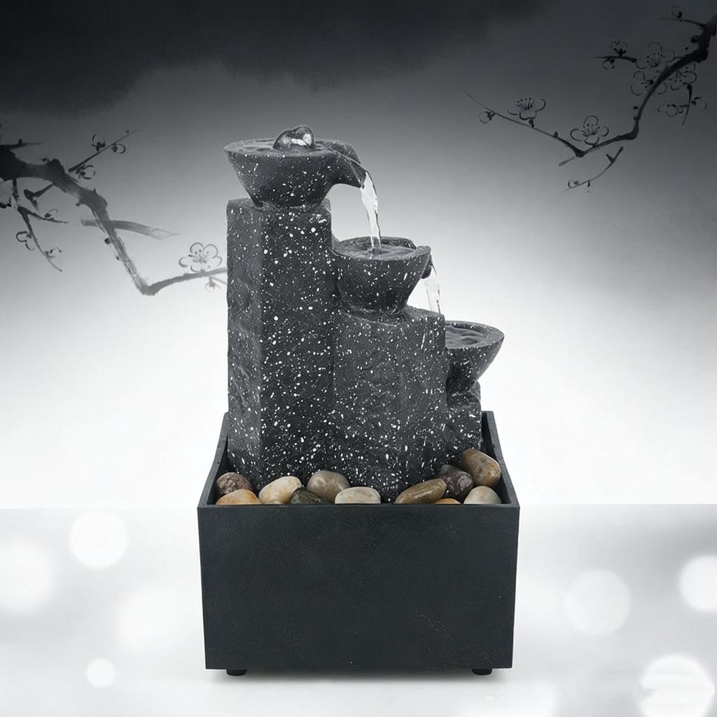 Desktop Water Fountain: Wealth-Attracting Home & Office Decoration