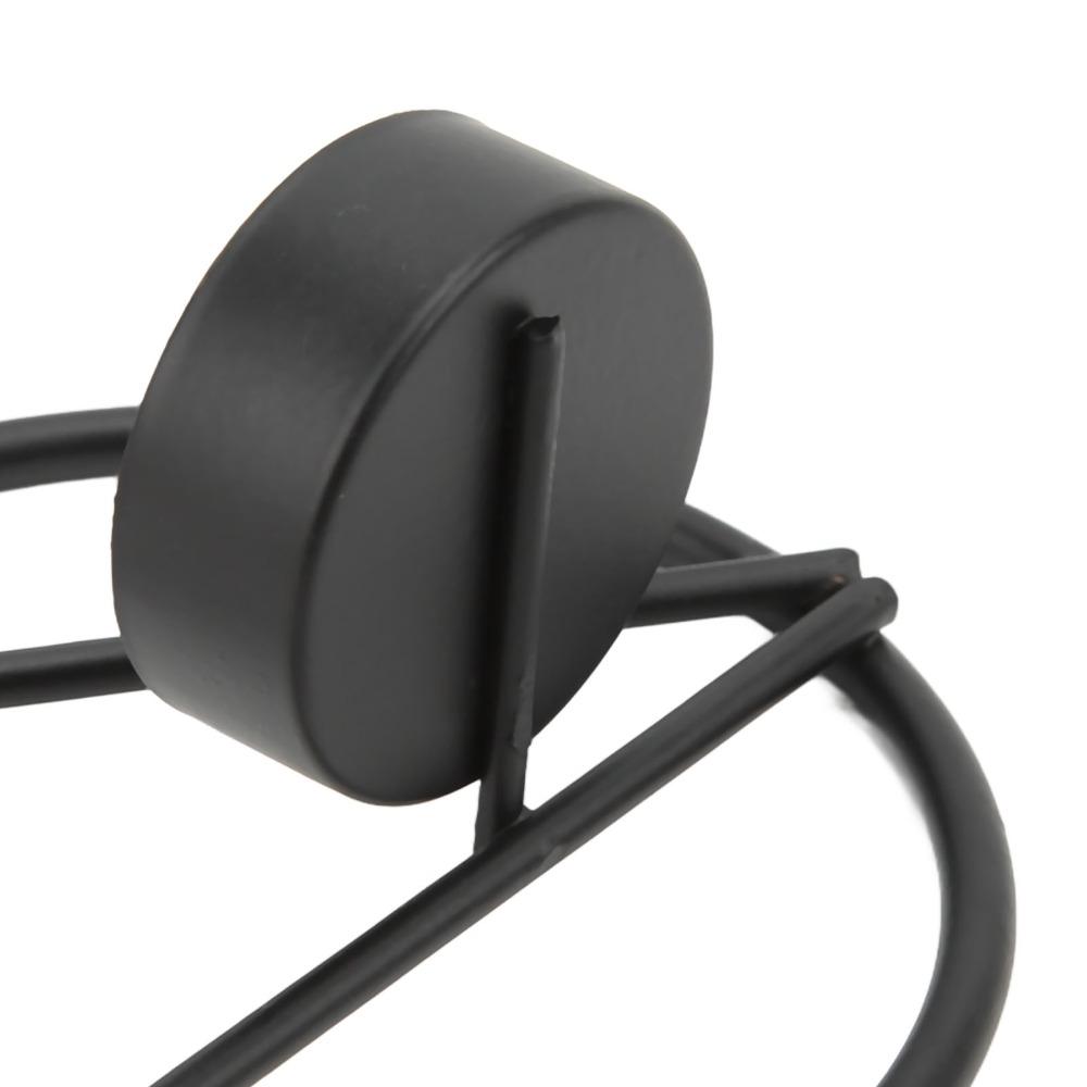 Easy To Clean Tealight Candle Holder Black Color Metal Candle Holder  Fireplace Decor