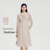 FivePlus Floral Long Sleeve A-line Dress
