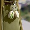 Cute Pistachios Keychain Charm Trendy Pistachios Nut Keychain Versatile Keyrings Charm for Backpacks and Purses