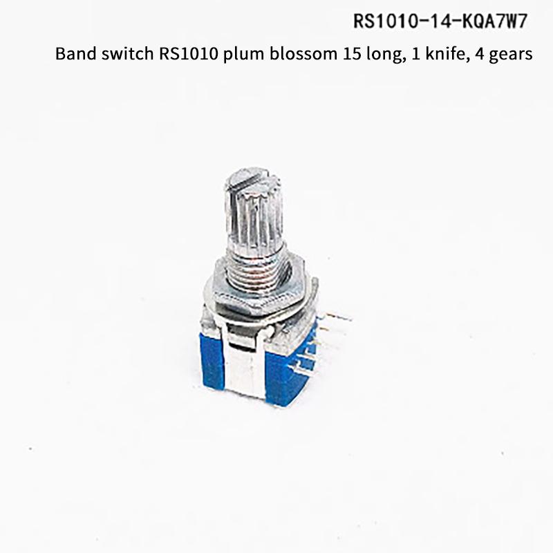 2Pcs Gear Change Switch Diy Accessories 1 Pole 2/3/4/5/6 Position 2 Pole 2/3/4 Position Rs1010 Band Switch Rotary Switch