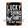 Fish Vintage Posters Sign Metal Plates Fisherman Fishing Solves Rules Classic Salmon Plaques Home Decoration Accessories 20X30CM