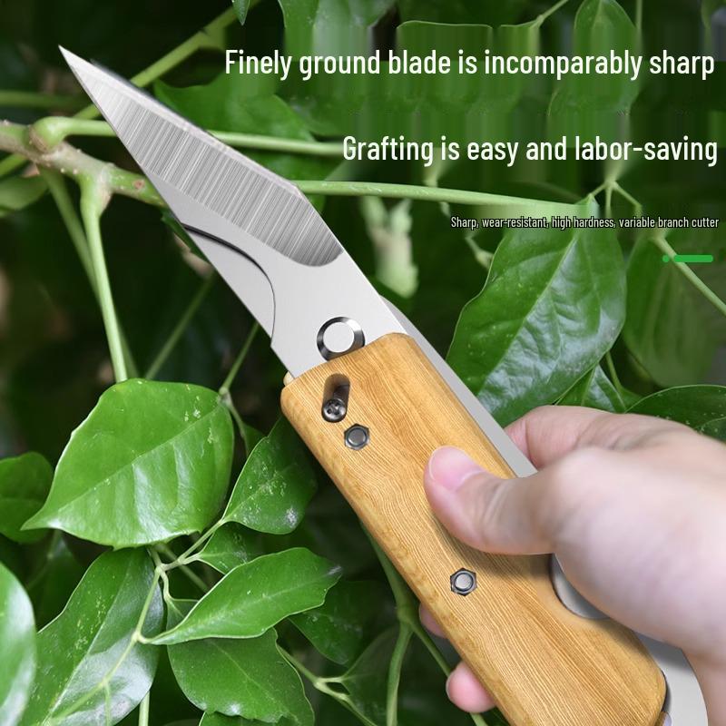 Baolian Multifunctional Grafting Knife for Tree Cuttings and Seedlings with Budding Scissors