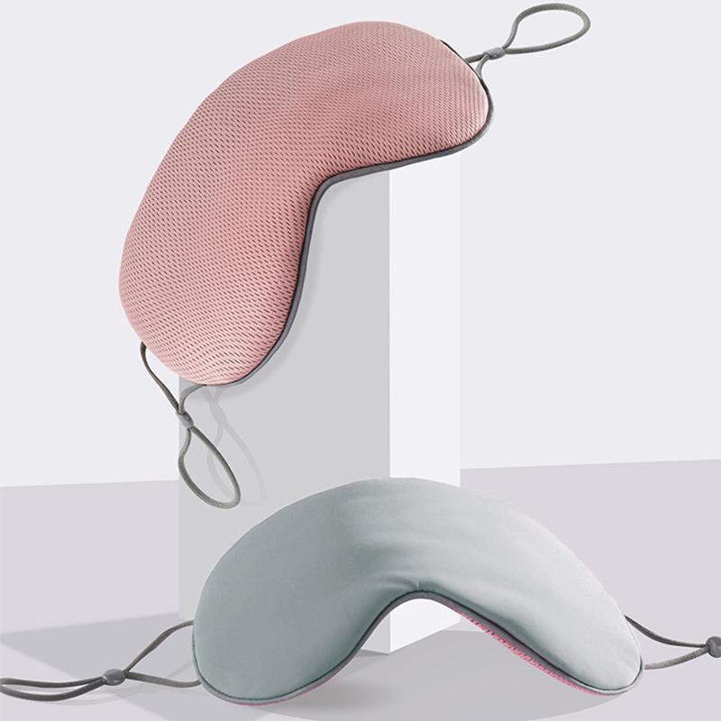 Double-sided Warm and Cool Sleep Eye Mask, Light-blocking and Breathable Ice Silk Eye Mask, Eye Protection Mask