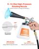 Car Cleaning Gun 6-9.2Bar High-Pressure Air Blow Gun with 1L Liquid Bottle