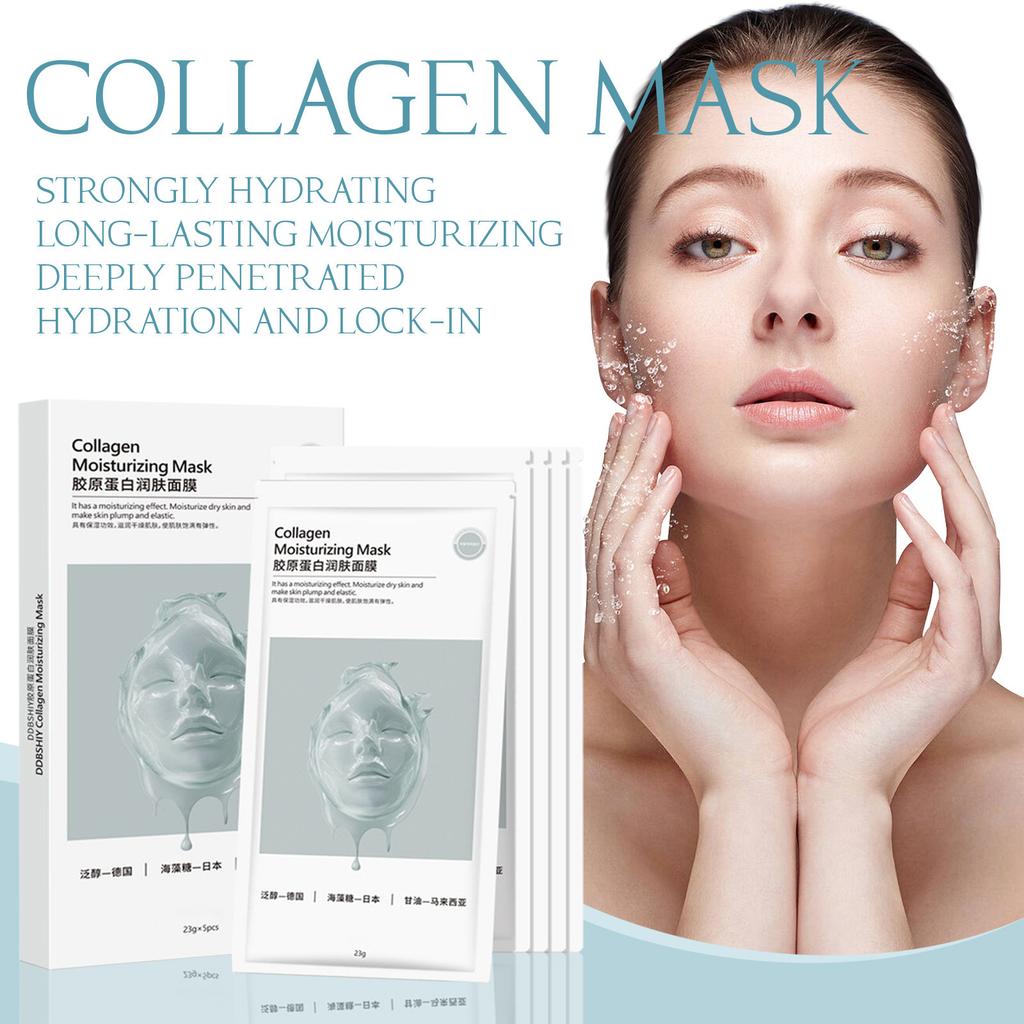 Kollagen-Feuchtigkeitsmaske, feuchtigkeitsspendende und feuchtigkeitsspendende Maske, Split-Whitening- und tiefe Anti-Falten-Maske.6ML