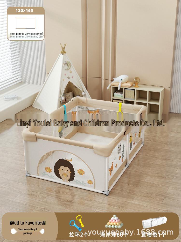 Indoor Baby Playpen & Floor Protection Fence for Small Apartments