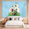 Barbapapa (1) Custom Name Tapestry Wall Hanging Tapestry Wall Art Decor for Bedroom Living Room