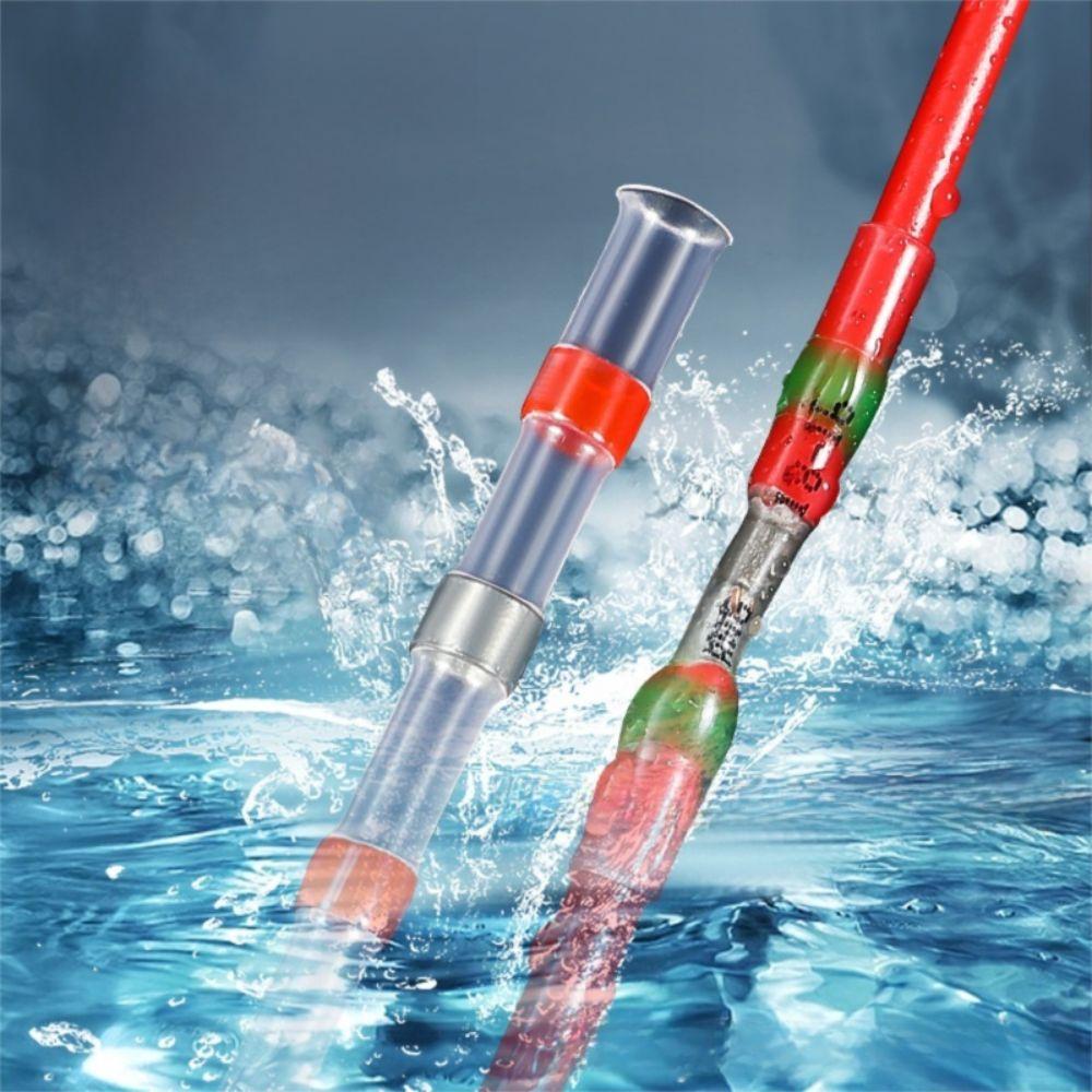 200pcs Insulated Heat Shrink Wire Connectors Connectors Kit Waterproof Electrical Terminals Shrinkable Clamp Type