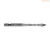 K1AE 6/8/10/12mm Eccentric Drill Bits Four Eccentric Twist Drill Bit Set High Hardness Bevel Tip Serrated Drill Bits