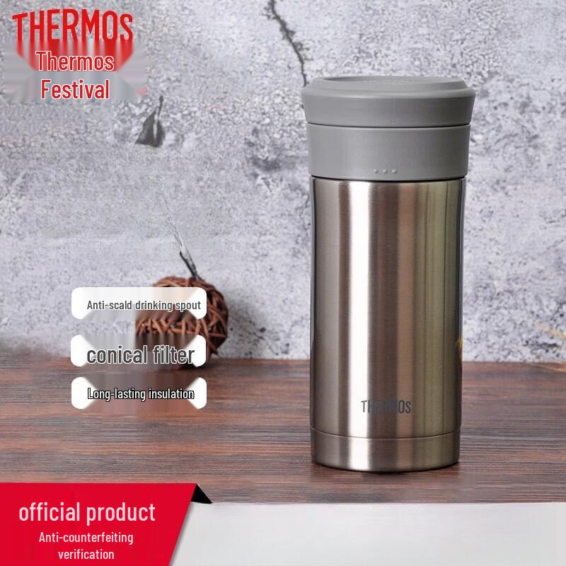 Термокружка THERMOS TCMK-350 из нержавеющей стали для чая и кофе