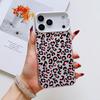 INS Leopard Print Phone Case For iPhone 17 16 15 14 13 12 11 Pro Max Air Matte Laser Aurora Shockproof Funda