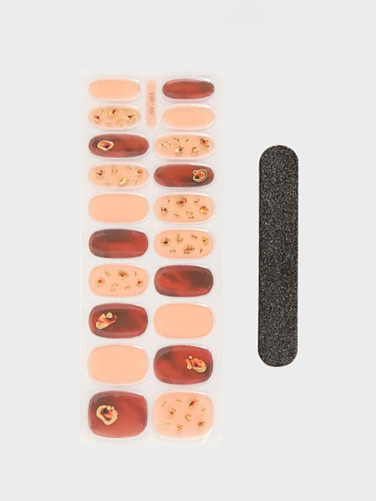 Nail Story Volume Gel Nail Strips - Drawing Design