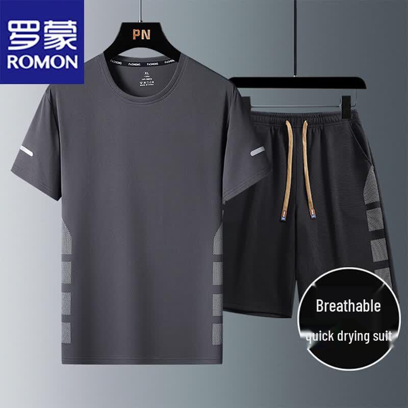ROMON Men's Lightweight Summer Sportswear Set