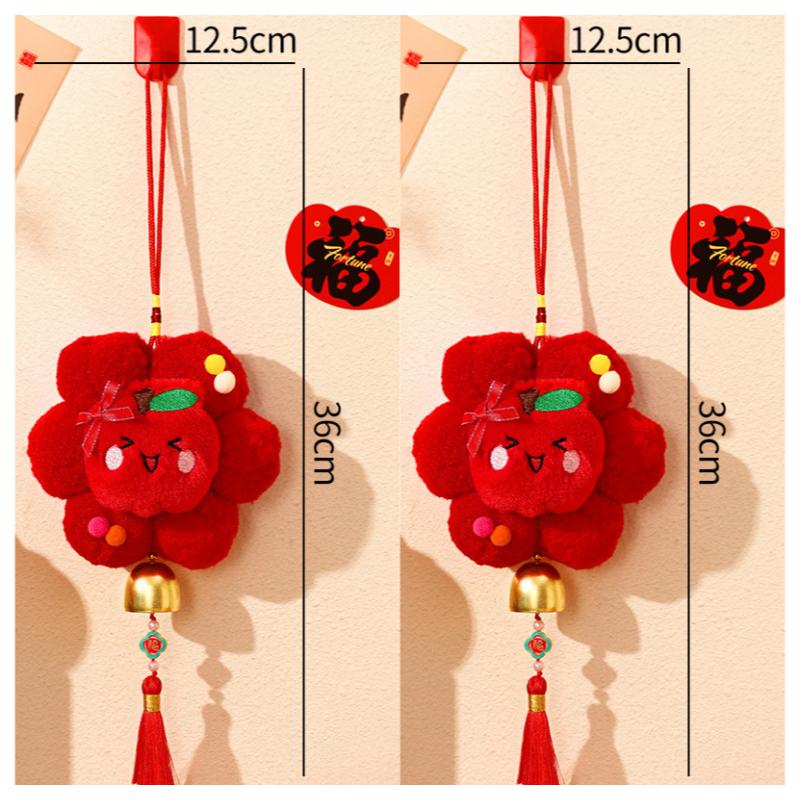 Chinese New Year Decorations 2026 Lunar New Year Decoration Spring Festival Hanging Accessories Year of The Horse Door Ornament