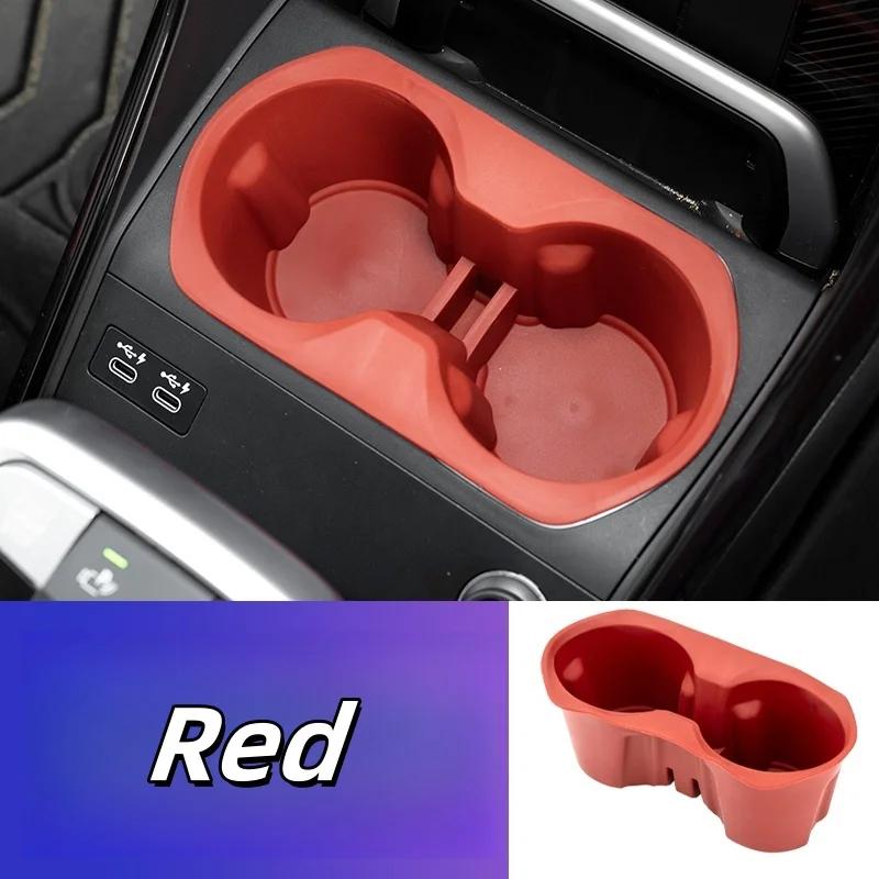For 2023-2024 BMW X1 Gear Cup Holder Protector X1 U11 Chassis Silicone Water Cup Anti-Slip Mat Car Accessories