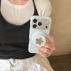 Blue Polka Dot Magnetic Phone Holder for Apple 14/15/16/17 Pro/Pro Max Cases