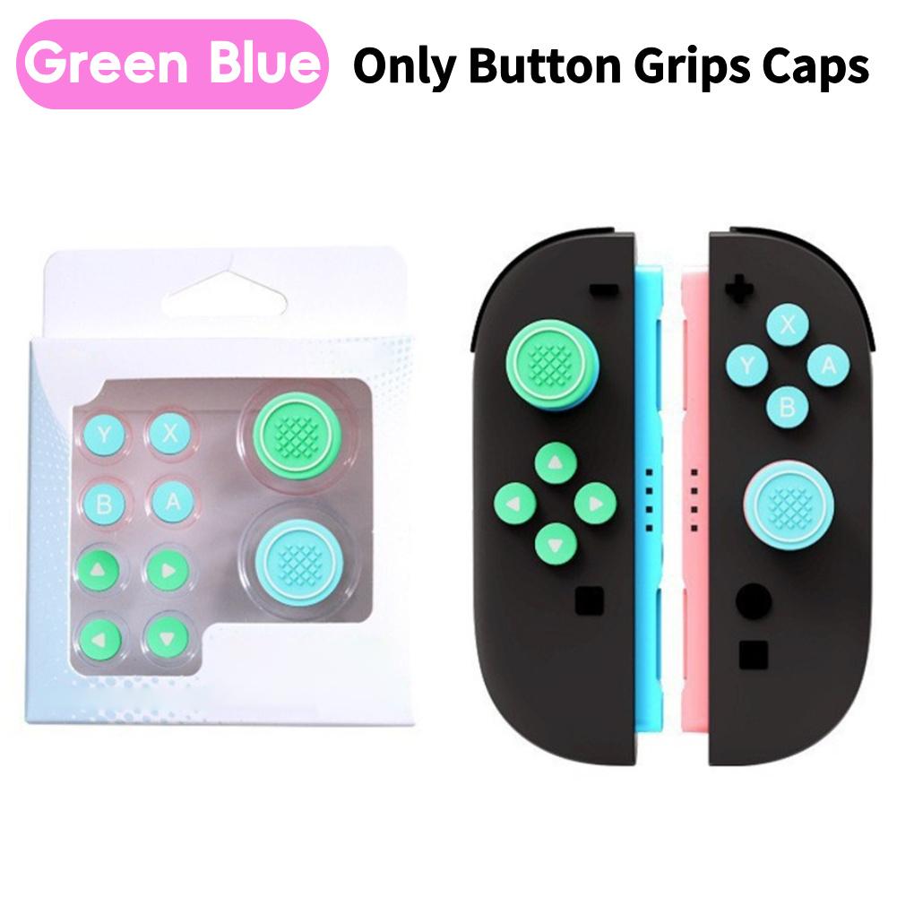 For Nintendo Switch 2 Button Grips Caps Joystick Cap+Button Thumb Sticker Set ABXY Key Silicone Button For Switch 2 Accessories
