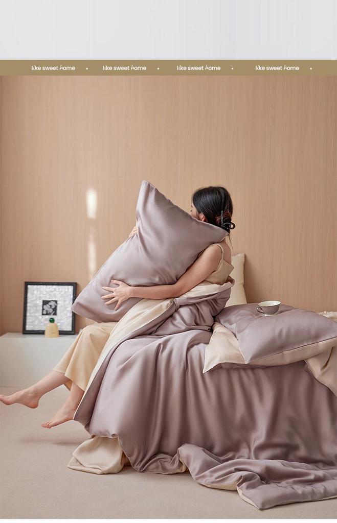 2026 New Silky Smooth Tencel 60s Four-Piece Cooling Bedding Set