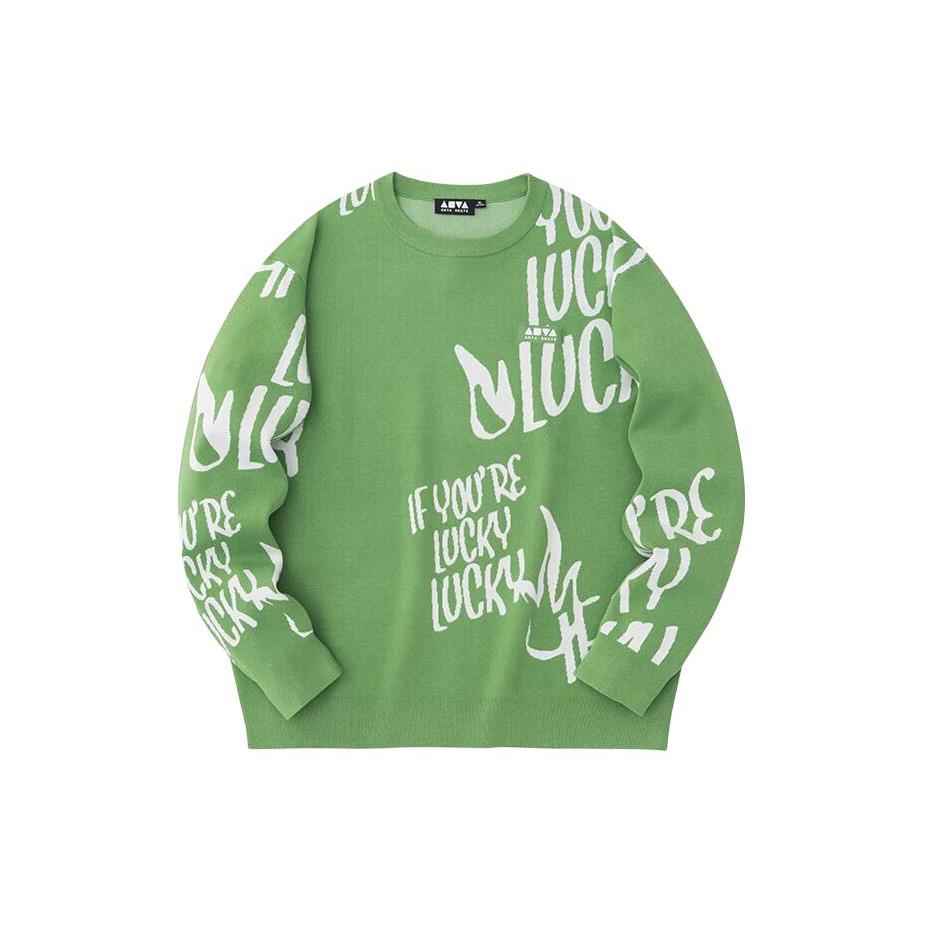 Anta Life Collection Knitwear Unisex Fortune Green/Papyrus White 172348703S-3 M