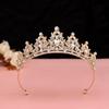 Children's Crystal Tiara Headband: Princess Crown Hair Accessory for Girls' Birthdays and Performances