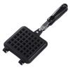 Square Waffle Baking Pan Non Stick Coating Aluminum Alloy Waffle Maker Pot with Dual Handles