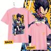 Anime Dragon Ball Vegeta Pure Cotton Tshirt 2026 Summer KidsUnisexsWomens Fashion Casual Short Sleeved Tshirt Streetwear Y2k