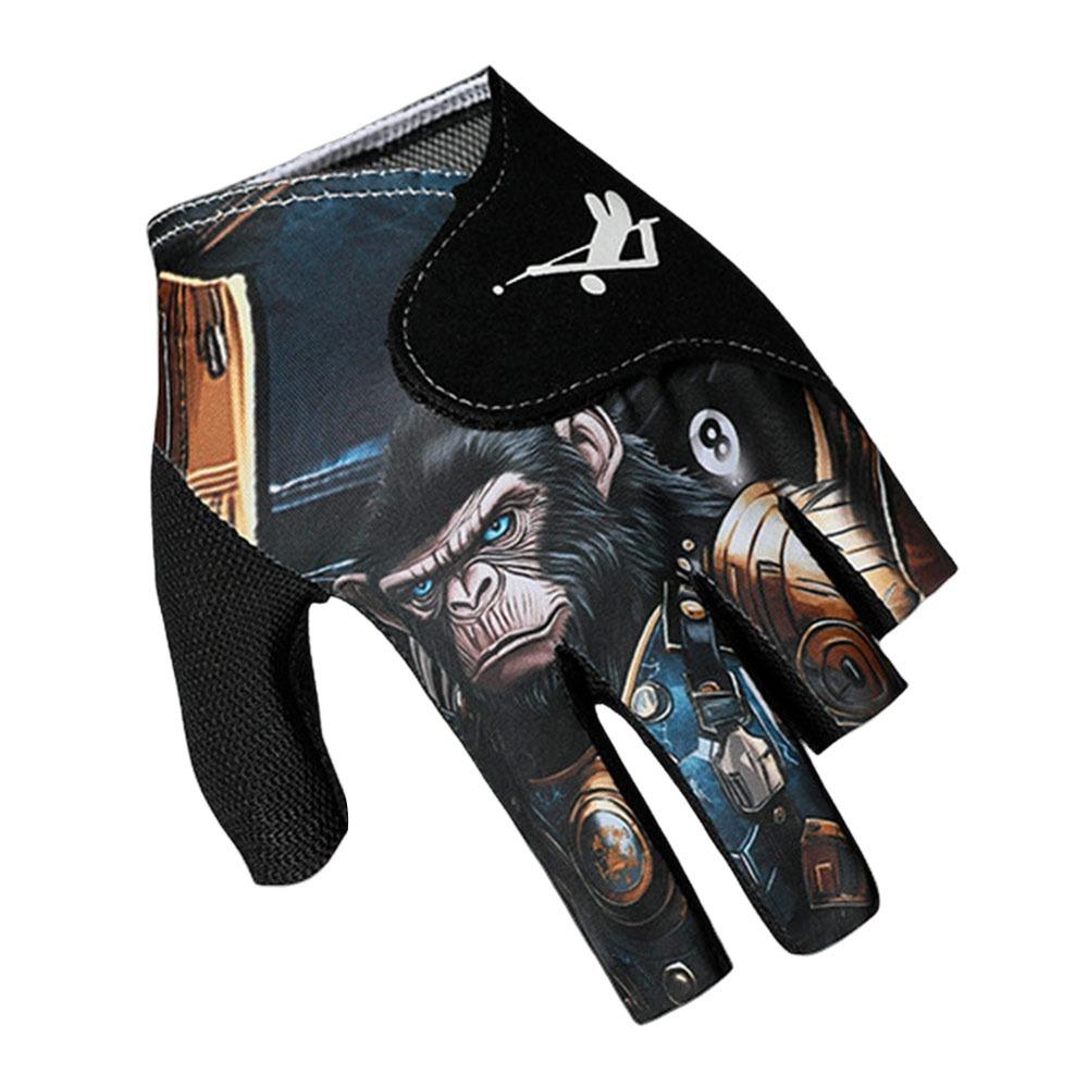 Elastic Half Fingers Glove Left Hand Snooker Billiard Glove  Fitness Accessories