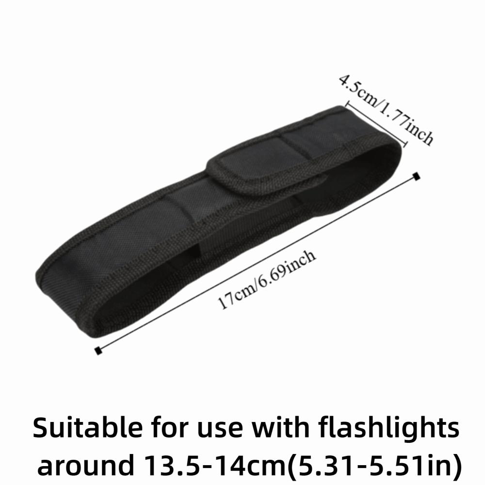 3 Pièces Pochette de Ceinture Robuste pour Lampe de Poche Pochette Molle pour Lampe de Poche Équipement de Patrouille de Sécurité