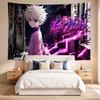 Killua (5) Arazzo con Nome Personalizzato da Appendere alla Parete Decorazione Artistica da Parete per Camera da Letto Soggiorno