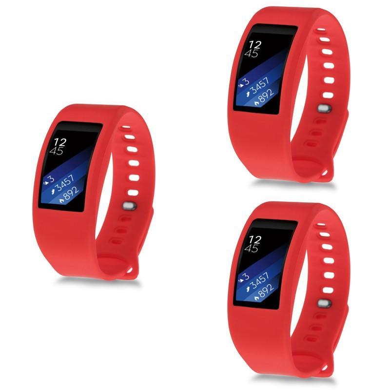Samsung Gear Fit 2 Sm R360 Silikon-Uhrenarmband Flexibel Bequem Für Handgelenkgrößen